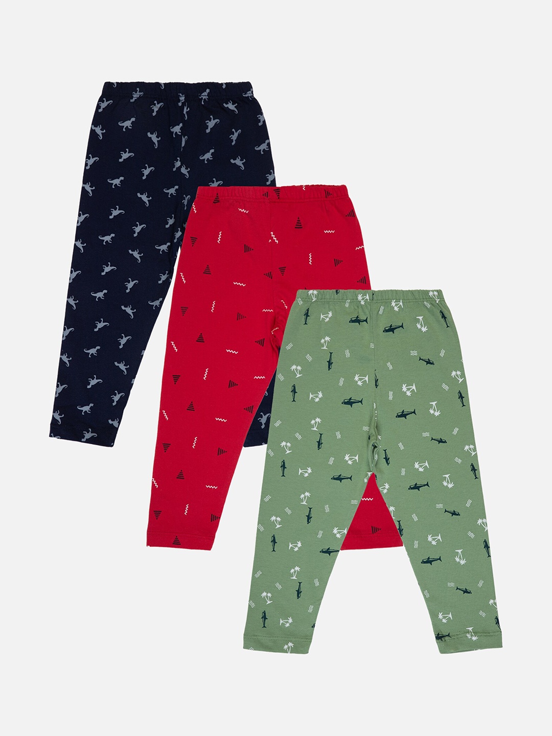 

Bodycare Boys Pack Of 3 Assorted Printed Cotton Straight Leg Lounge Pants