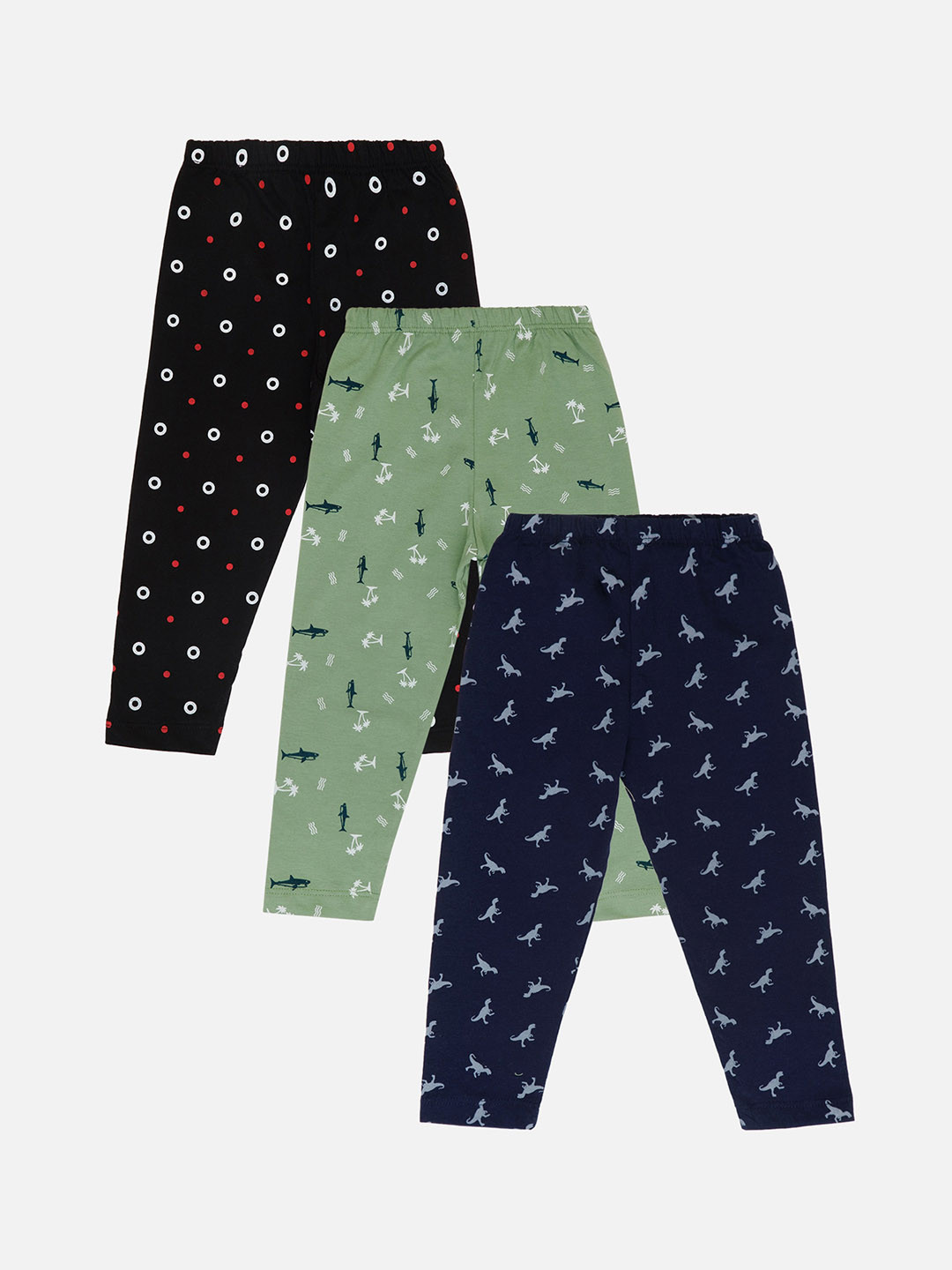 

Bodycare Boys Pack Of 3 Assorted Printed Cotton Straight Leg Lounge Pants