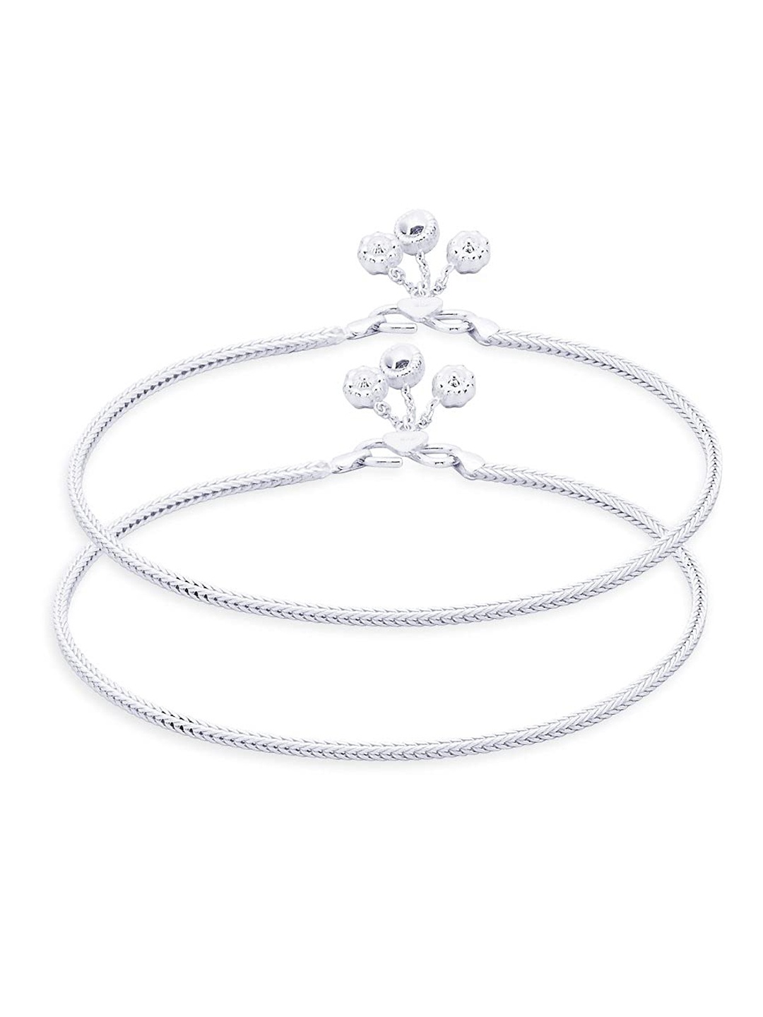

LeCalla Silver Plated 925 Sterling Silver Anklet