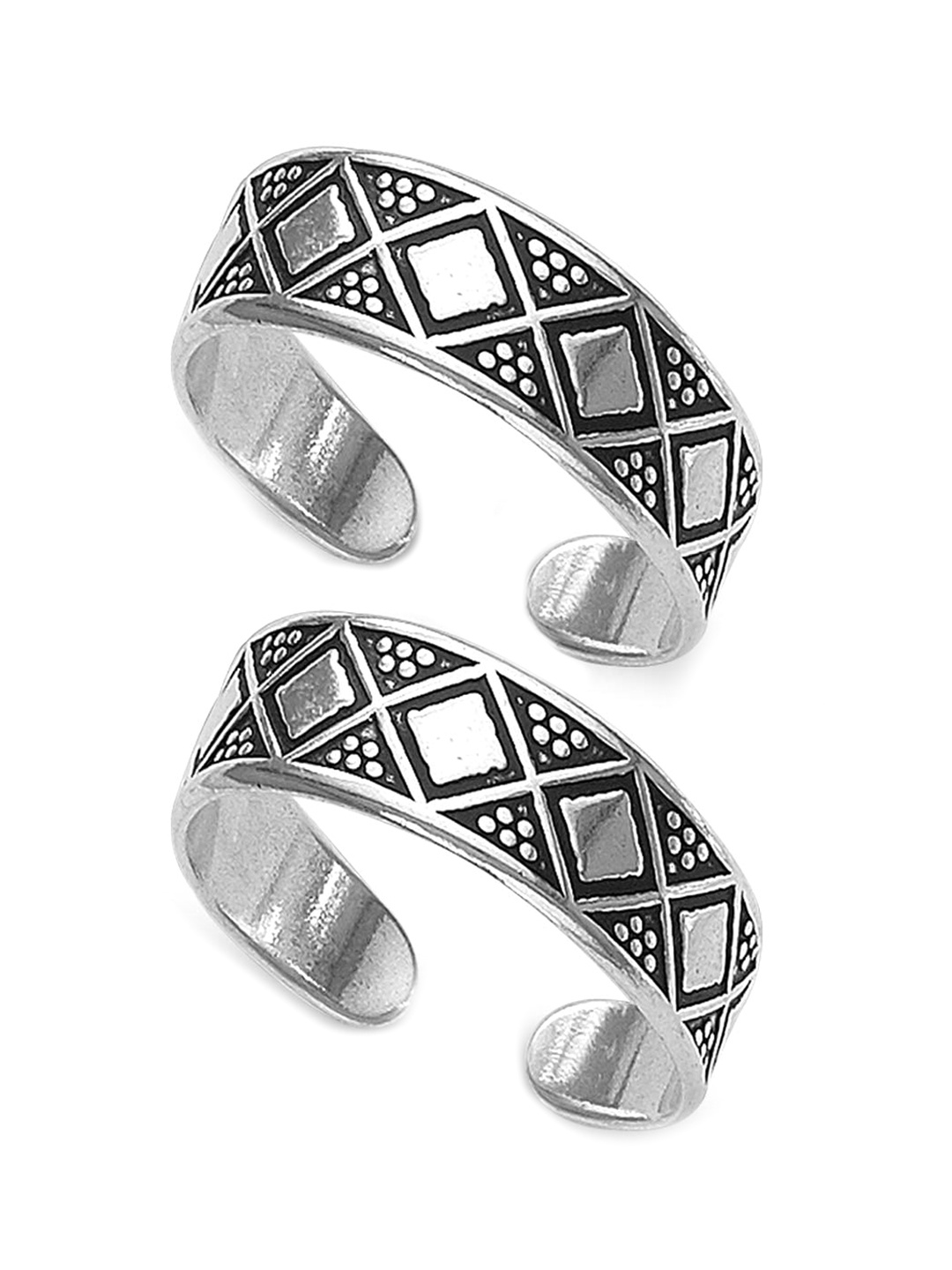 LeCalla 925 Sterling Silver Plated Toe Ring