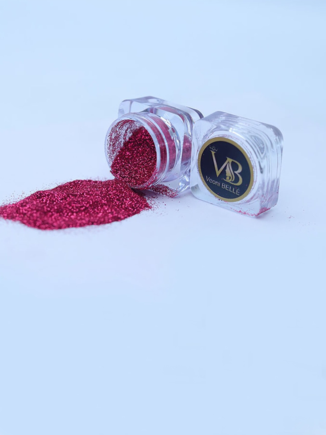 

Veoni BELLE Set Of 2 HD Holographic Glitter Eyeshadow - Dark Pink 04 & Frozen Pink 19