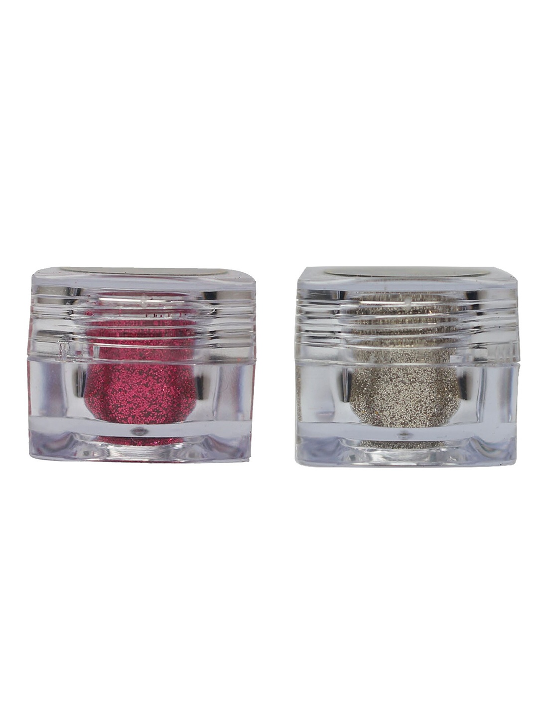 

Veoni BELLE Set Of 2 HD Holographic Glitter Eyeshadow - Dark Pink 04 & Champagne Gold 08