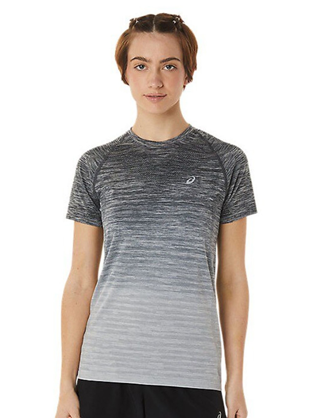 

ASICS Colourblocked Round Neck Raglan Sleeves Sports T-shirt, Grey