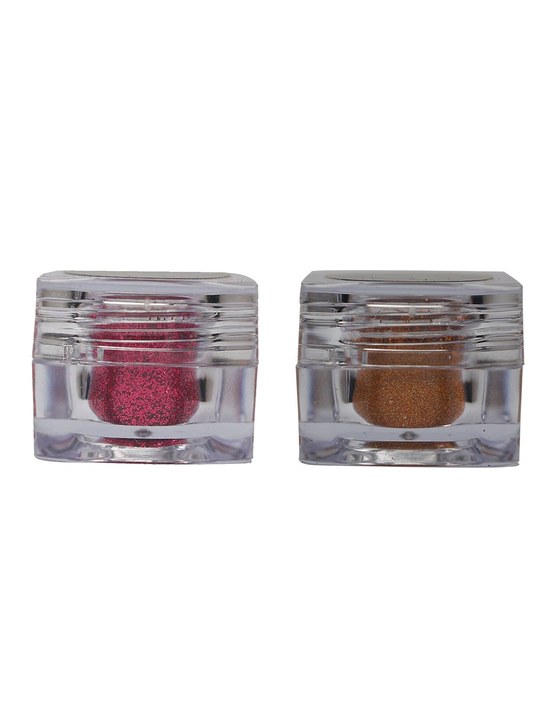 

Veoni BELLE Set of 2 HD Holographic Long Lasting Glitter Eyeshadow - 5 g each, Pink