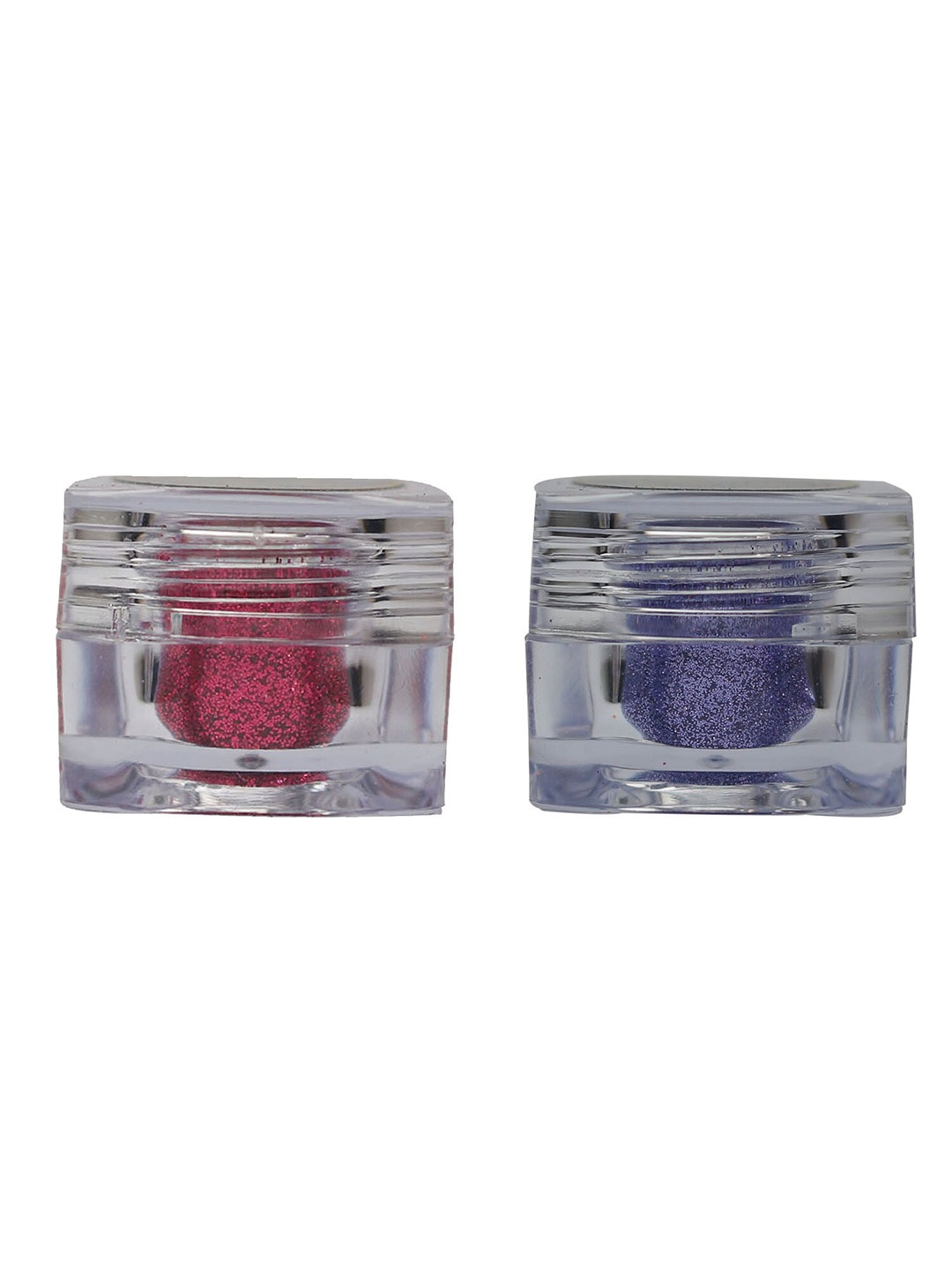 

Veoni BELLE Set of 2 HD Holographic Long Lasting Glitter Eyeshadow - Shade 04 & 09, Pink