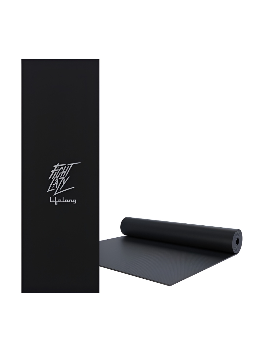 

Lifelong Printed Anti-Slip Yoga Mat, Black