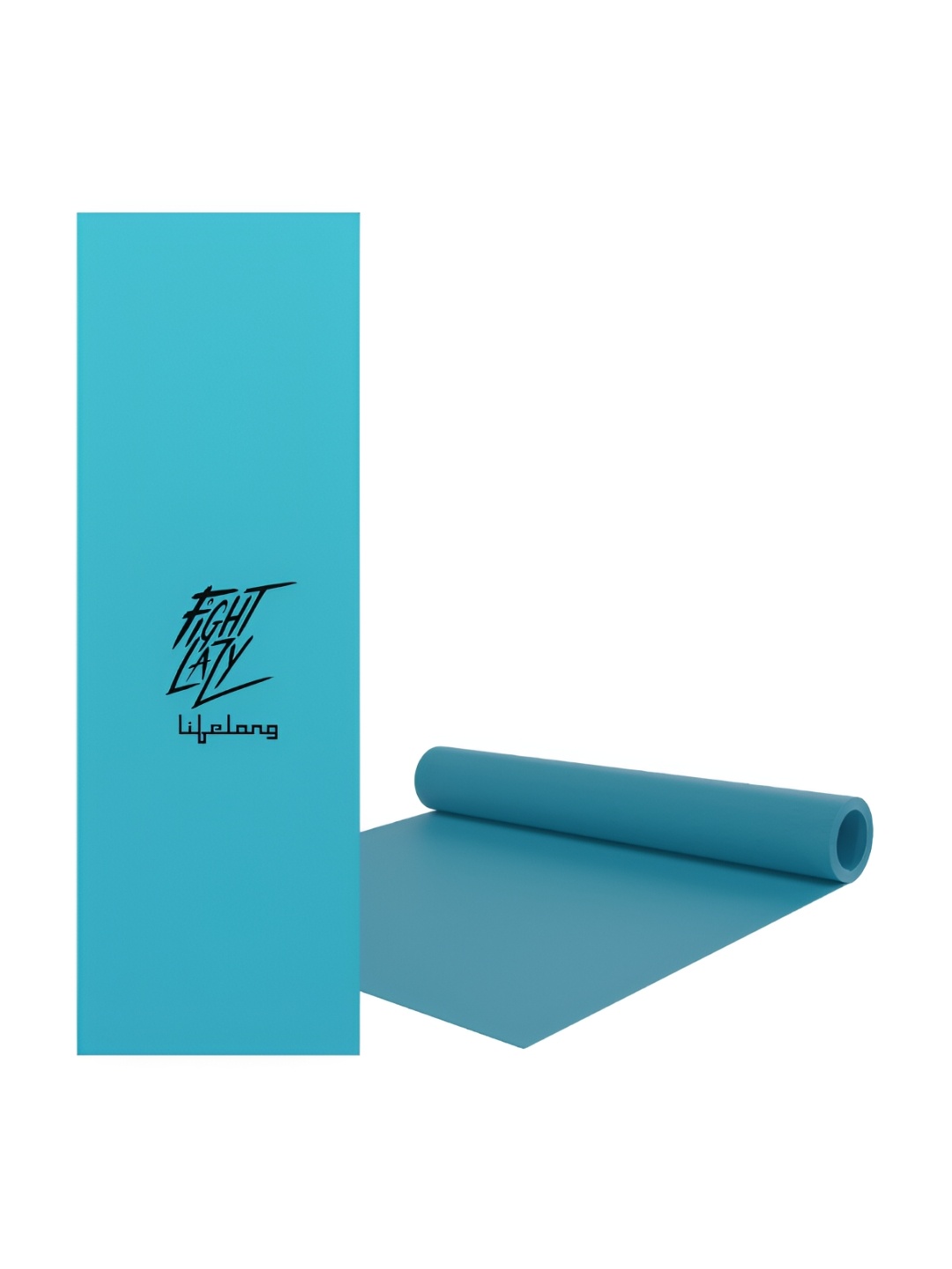 

Lifelong Printed Rectangular Anti-Slip Yoga Mat, Sea green