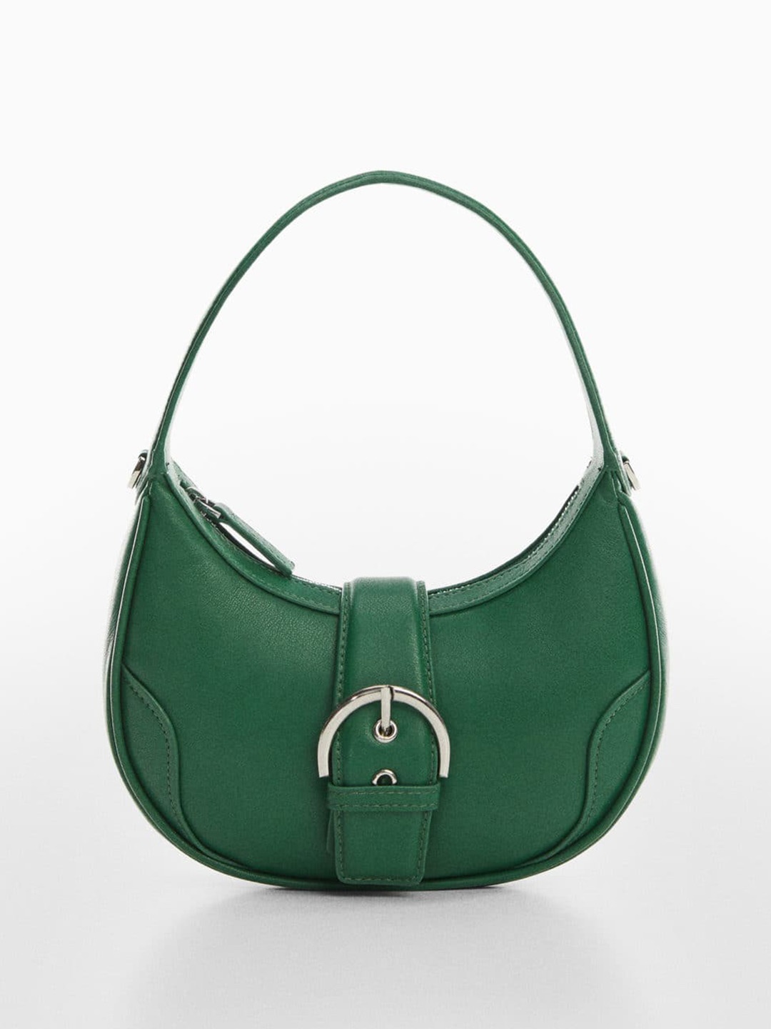 

MANGO Structured Shoulder Bag, Green