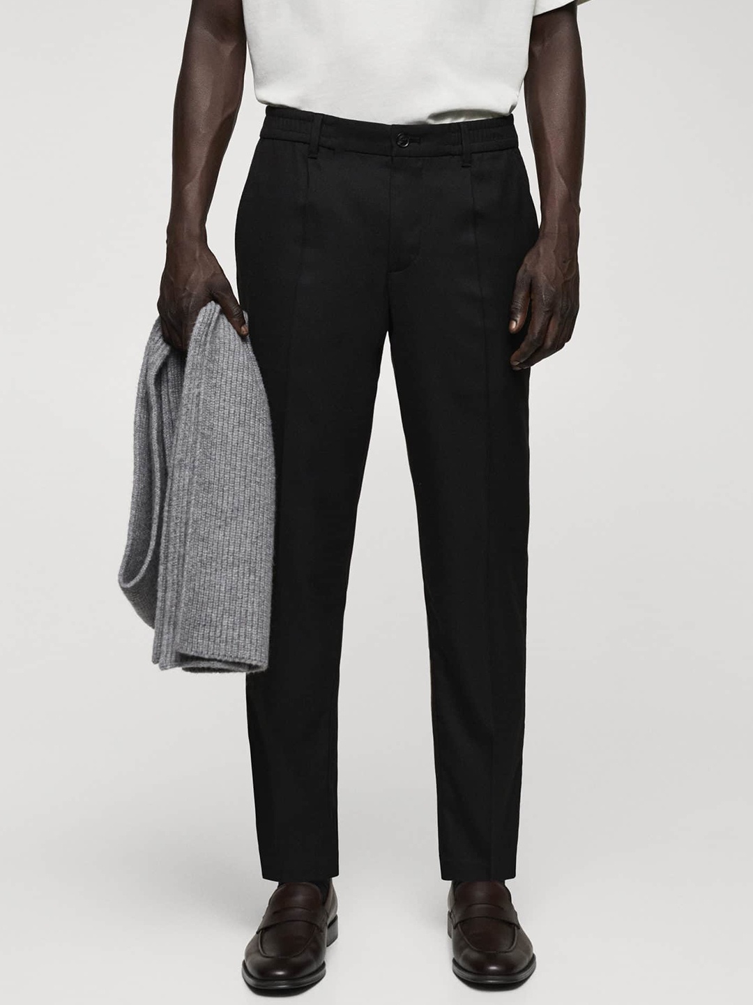 

MANGO MAN Slim Fit Chinos, Black