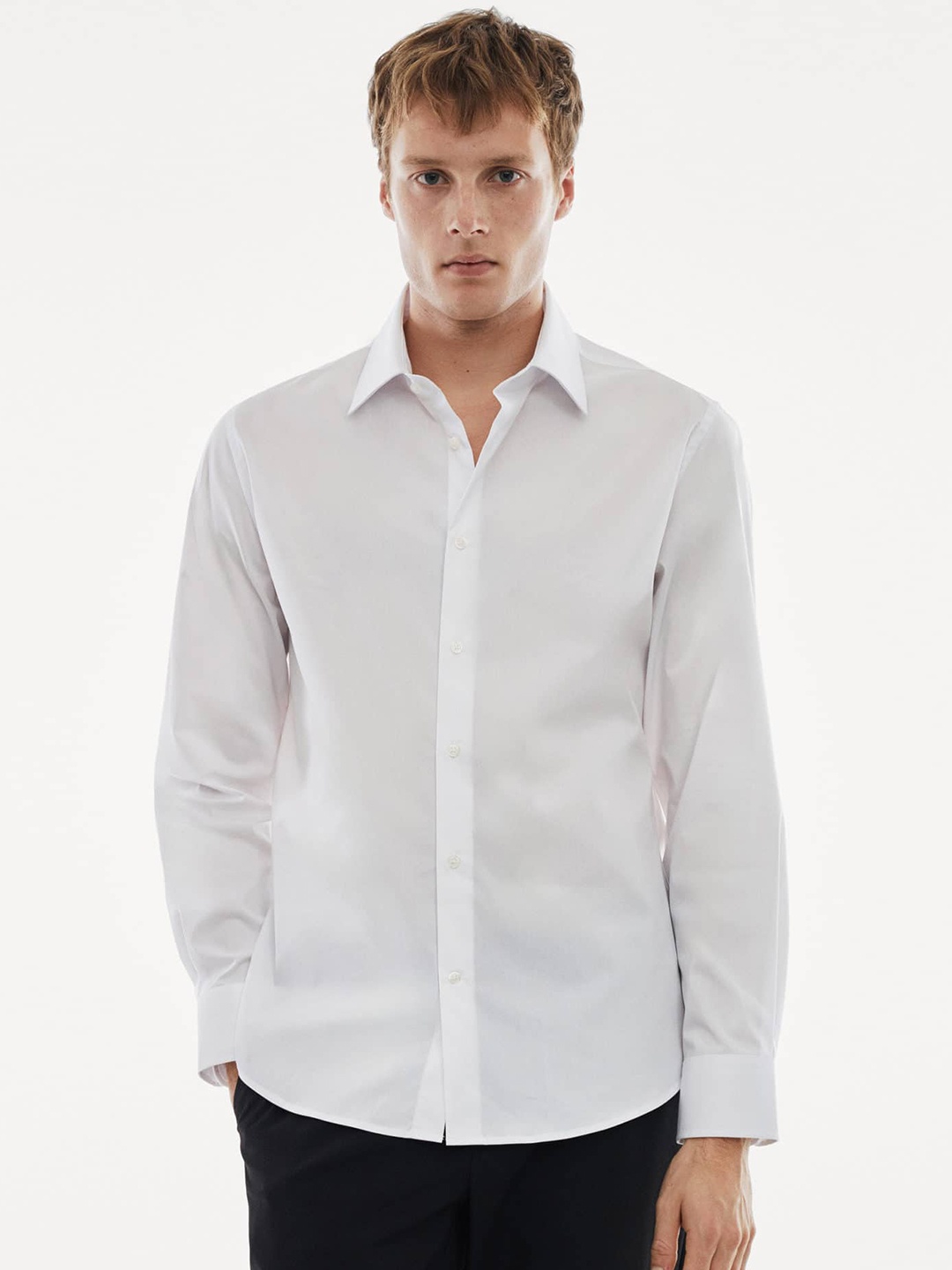 

MANGO MAN Slim Fit Casual Shirt, White