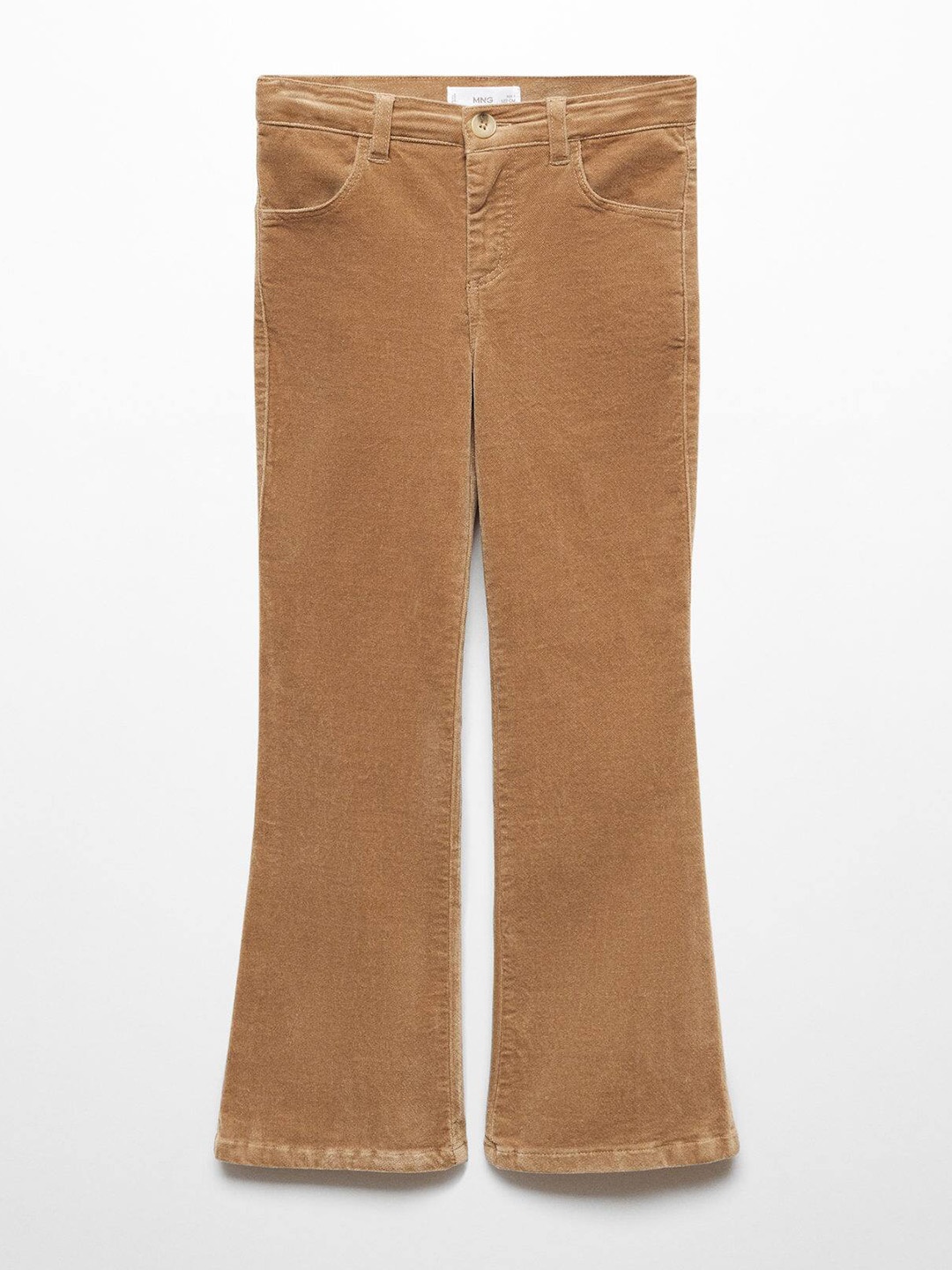

Mango Kids Girls Stretchable Jeans, Brown
