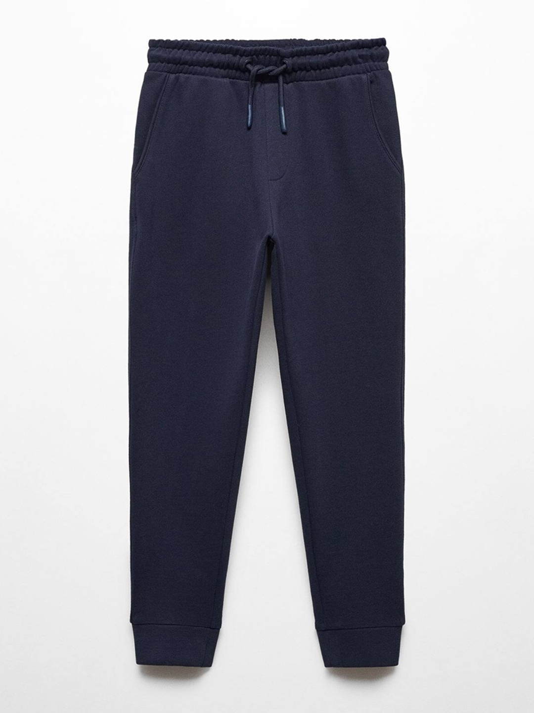 

Mango Kids Boys Pure Cotton Joggers, Navy blue