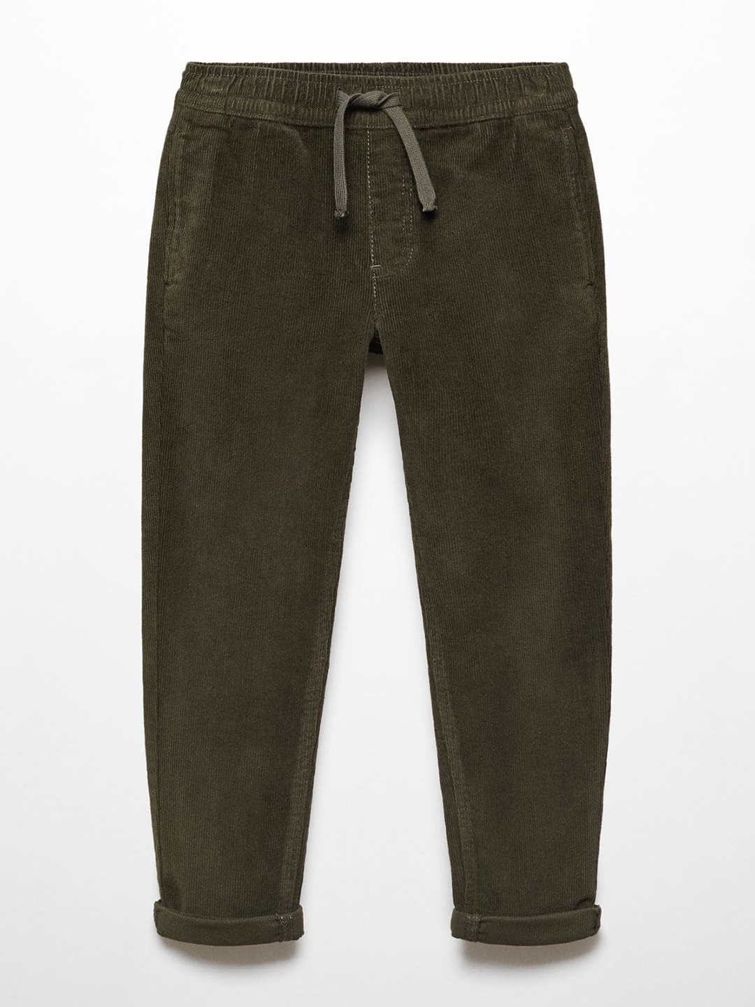 

Mango Kids Boys Corduroy Trousers, Olive