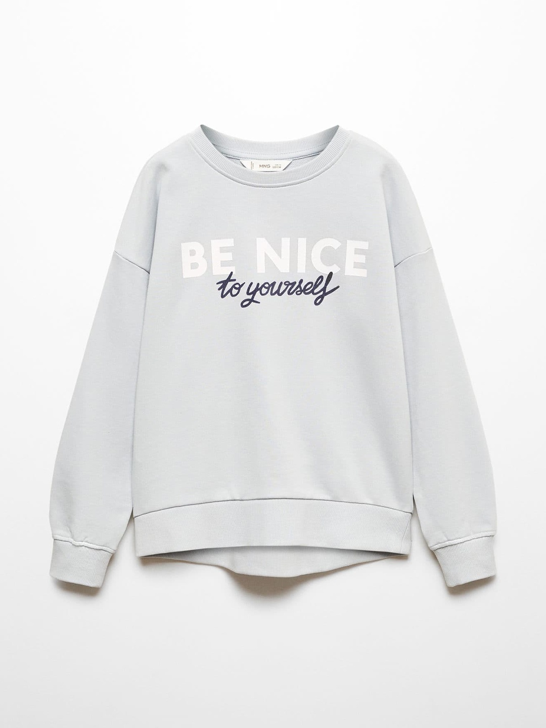 

Mango Kids Girls Printed Pure Cotton Sweatshirt, Blue