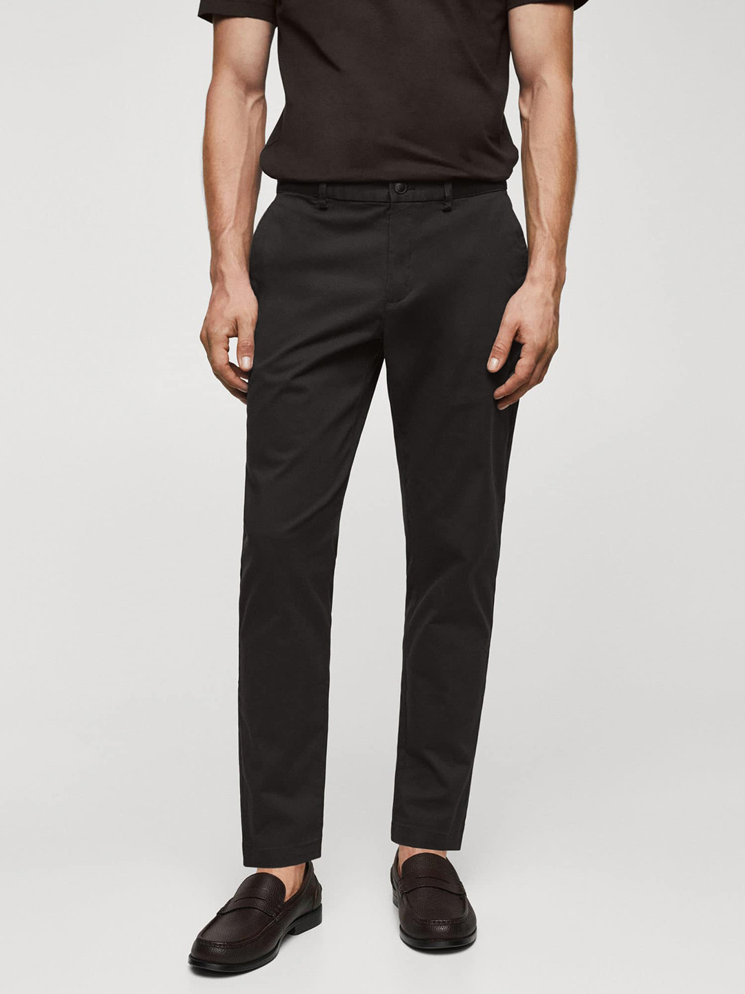 

MANGO MAN Smart Casual Trousers, Coffee brown