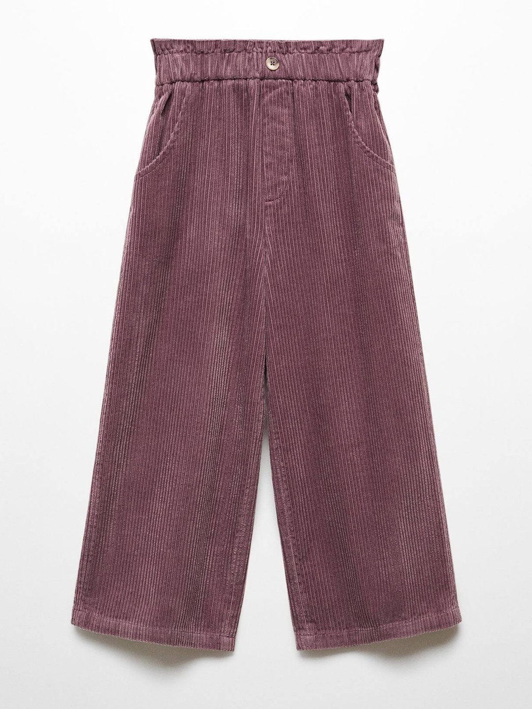 

Mango Kids Girls Pleated Culottes Trousers, Mauve