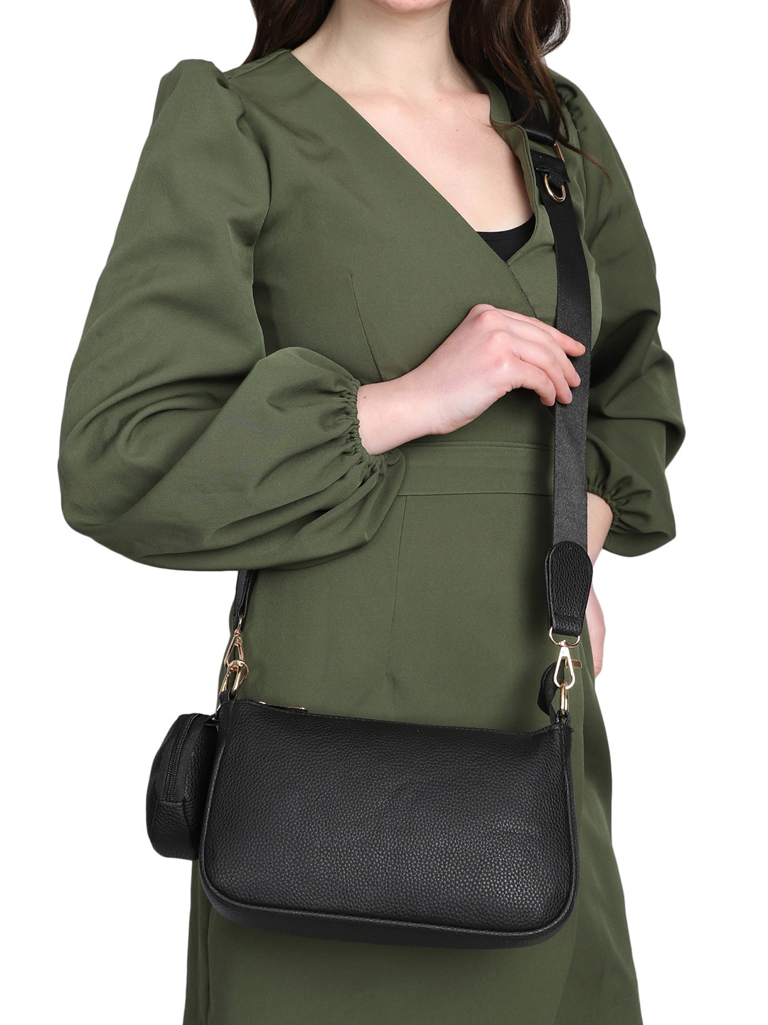 

MINI WESST Structured Sling Bag, Black