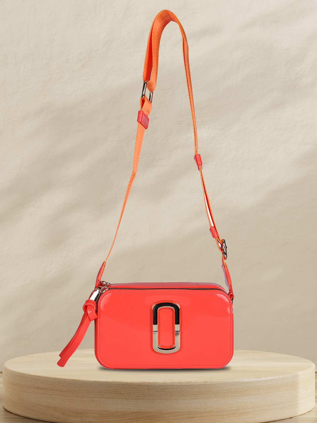 

MINI WESST Structured Shoulder Bag, Orange