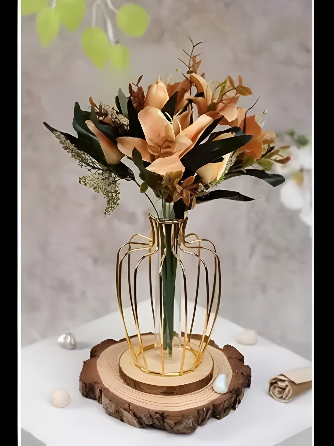 

Satyam Kraft Brown Lily Artificial Flower