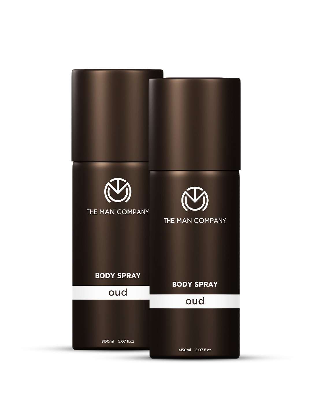 

THE MAN COMPANY Set of 2 Oud Long Lasting Body Sprays - 150ml each, Brown