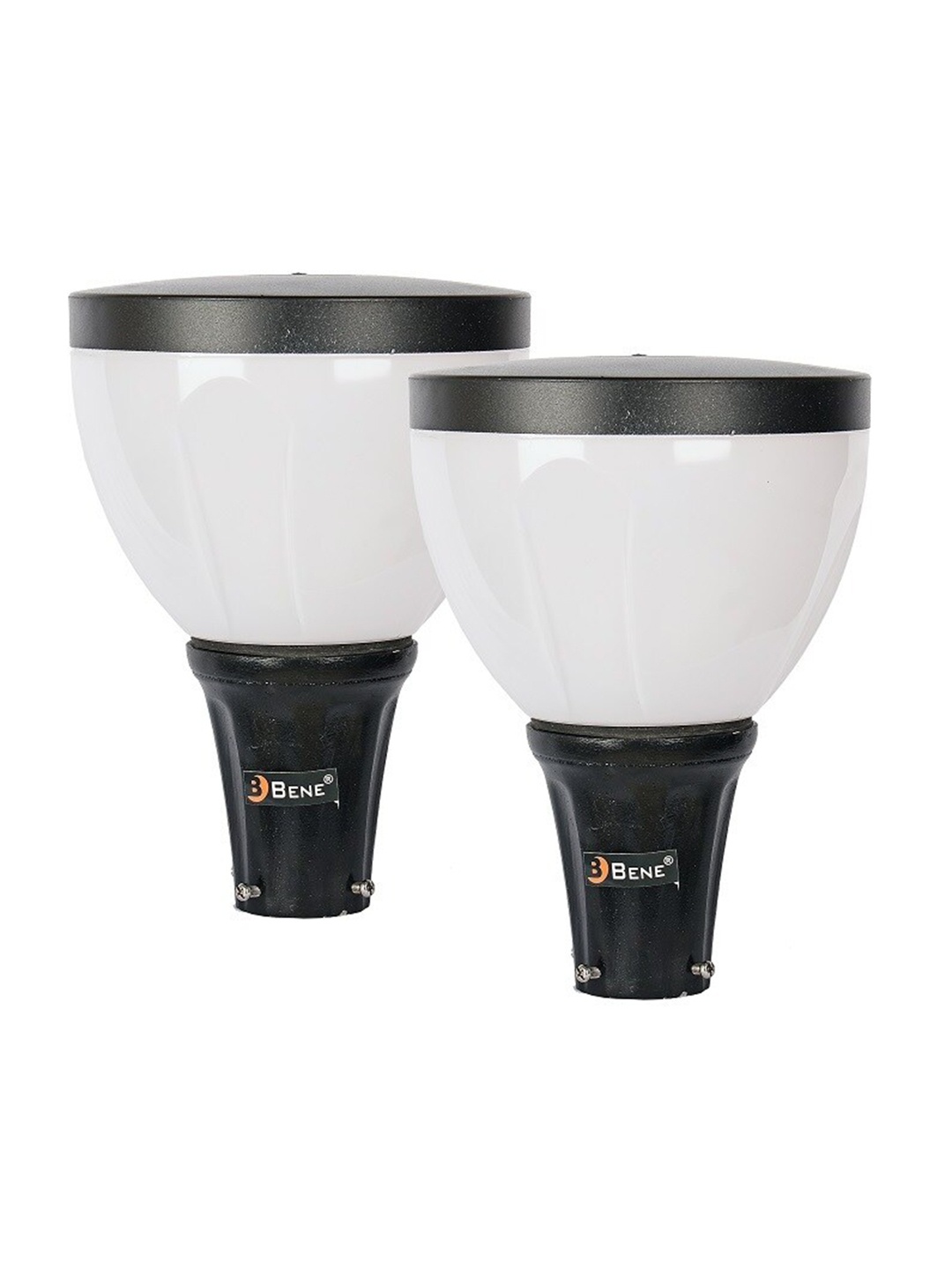 

BENE Black & White 2 Pcs Cylinder Metal Waterproof & Rustproof Outdoor Lamps