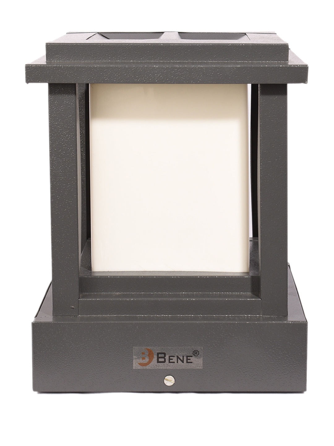 

BENE Grey & White Rectangle Self-Assembly Metal Outdoor Lamp