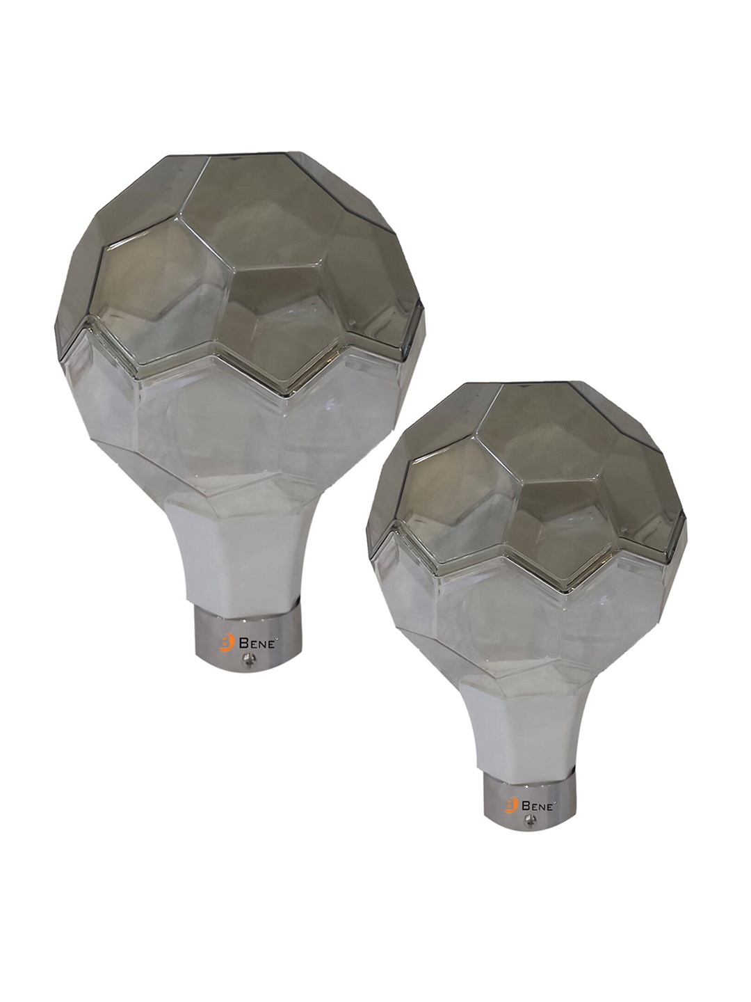 

BENE Grey 2 Pieces Waterproof & Rustproof Self Assembly Outdoor Lamps