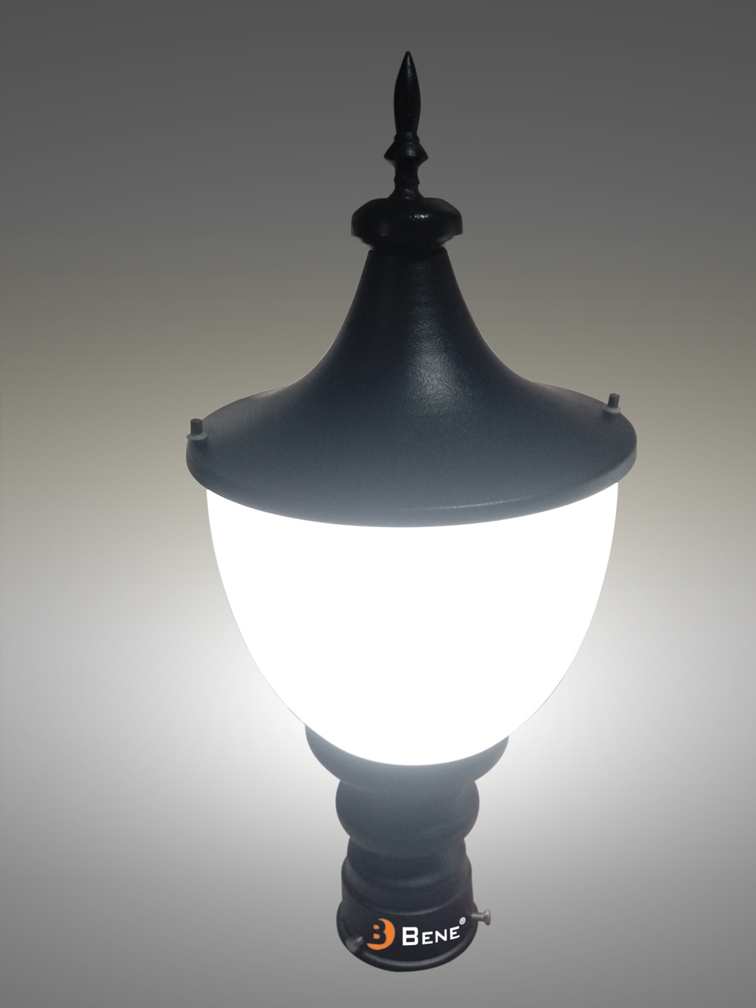 BENE Black & White Abstract Shaped Self-Assembly Outdoor Lamps