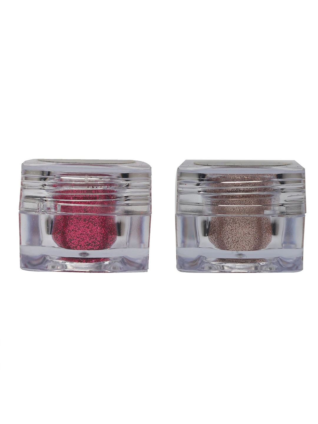 

Veoni BELLE Set of 2 HD Holographic Long Lasting Glitter Eyeshadow - Shade 04 & 17, Pink