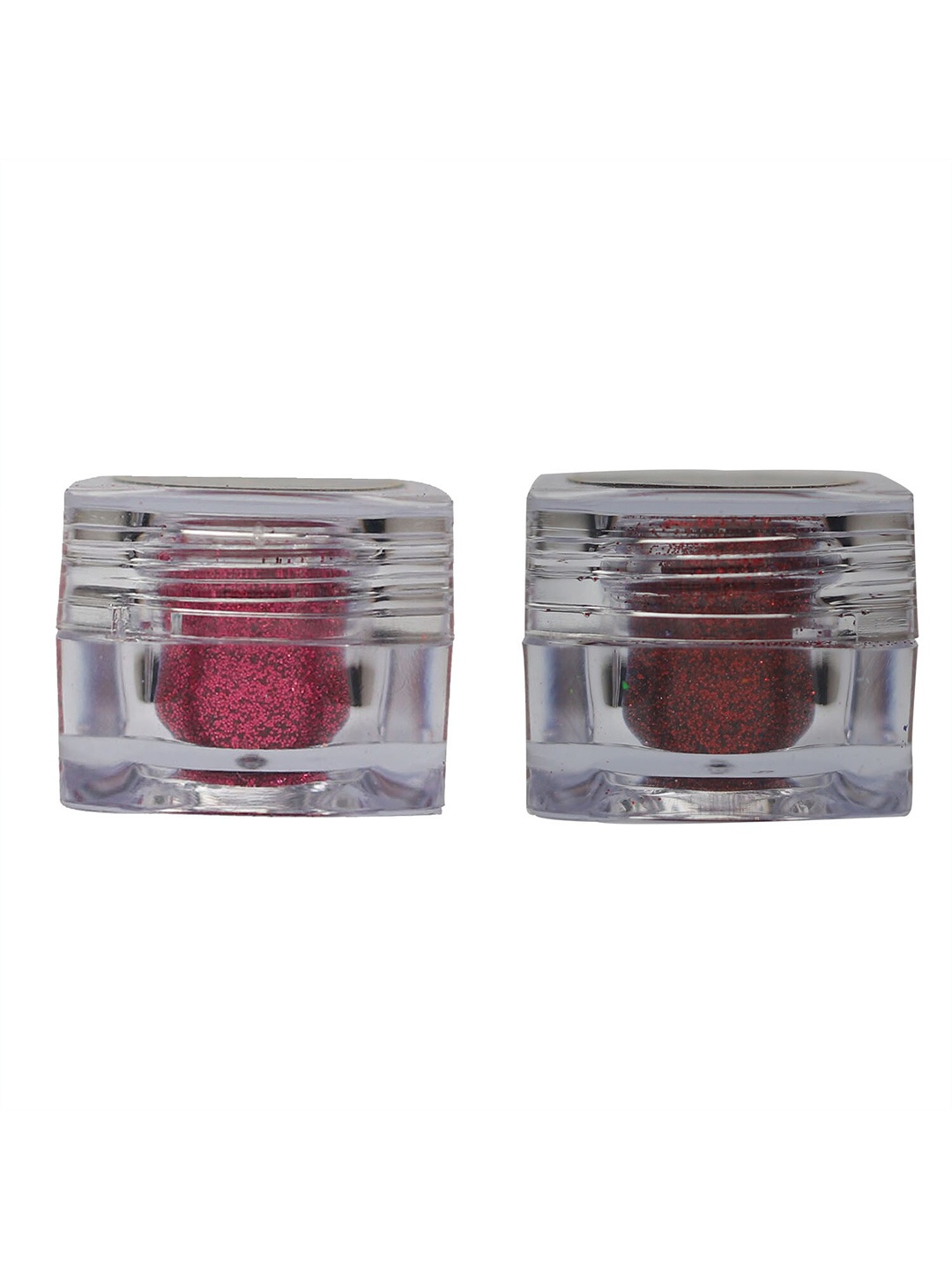 

Veoni BELLE Set of 2 HD Holographic Long Lasting Glitter Eyeshadow - Shade 04 & 02, Pink