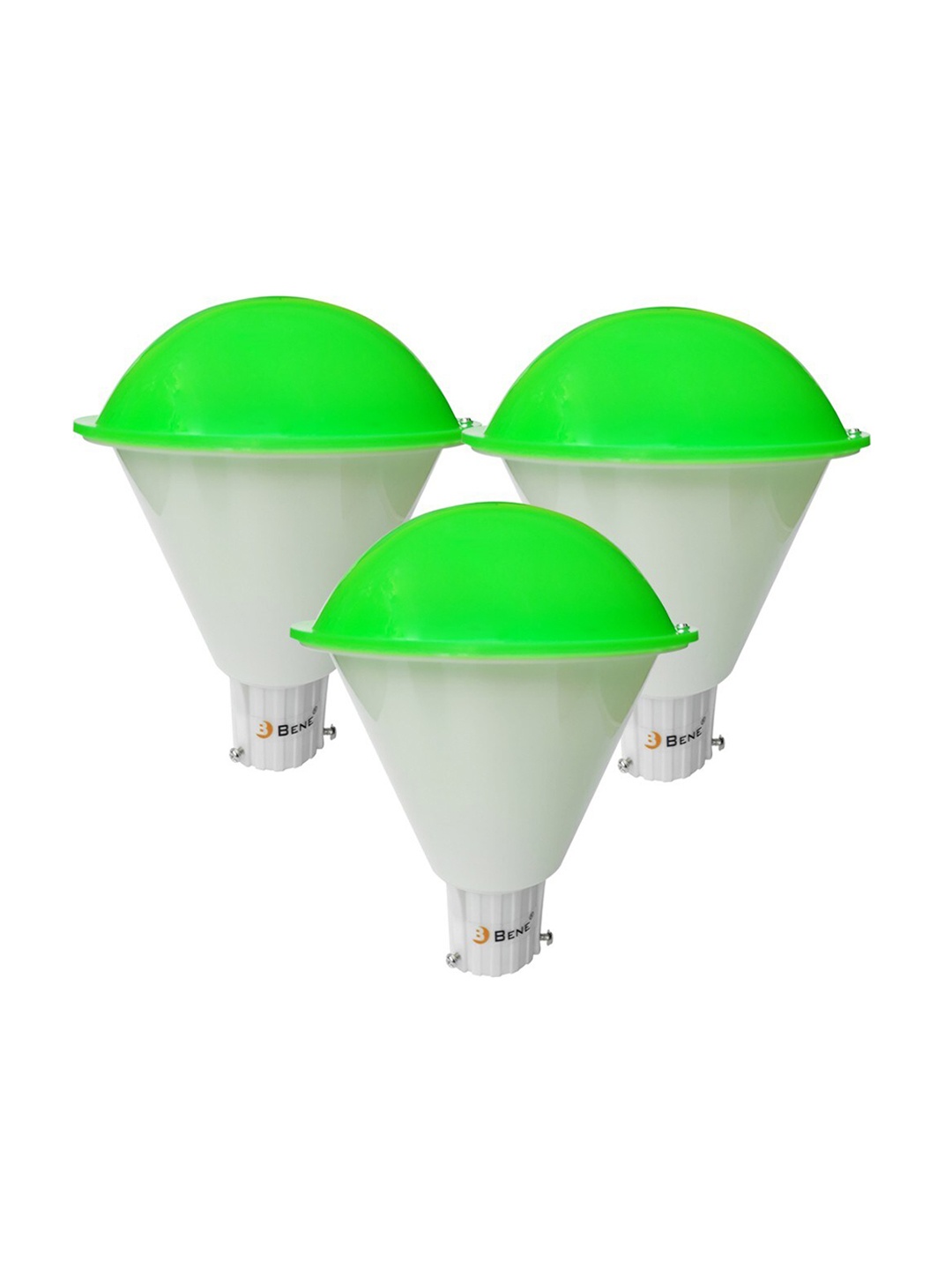 

BENE Green & White 3 Pcs Metal Self-Assembly Outdoor Lamps