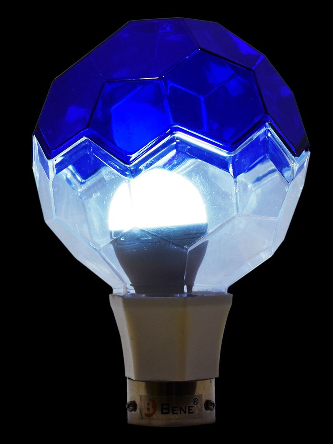 

BENE 2 Pieces Blue & White Glass Self-Assembly Outdoor Lamps