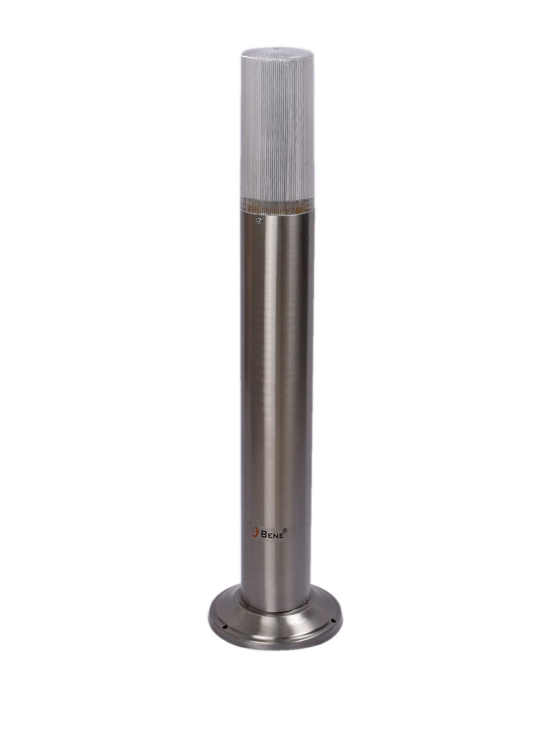 BENE Benjamin Bollard Grey Cylinder Shaped Outdoor Lamp
