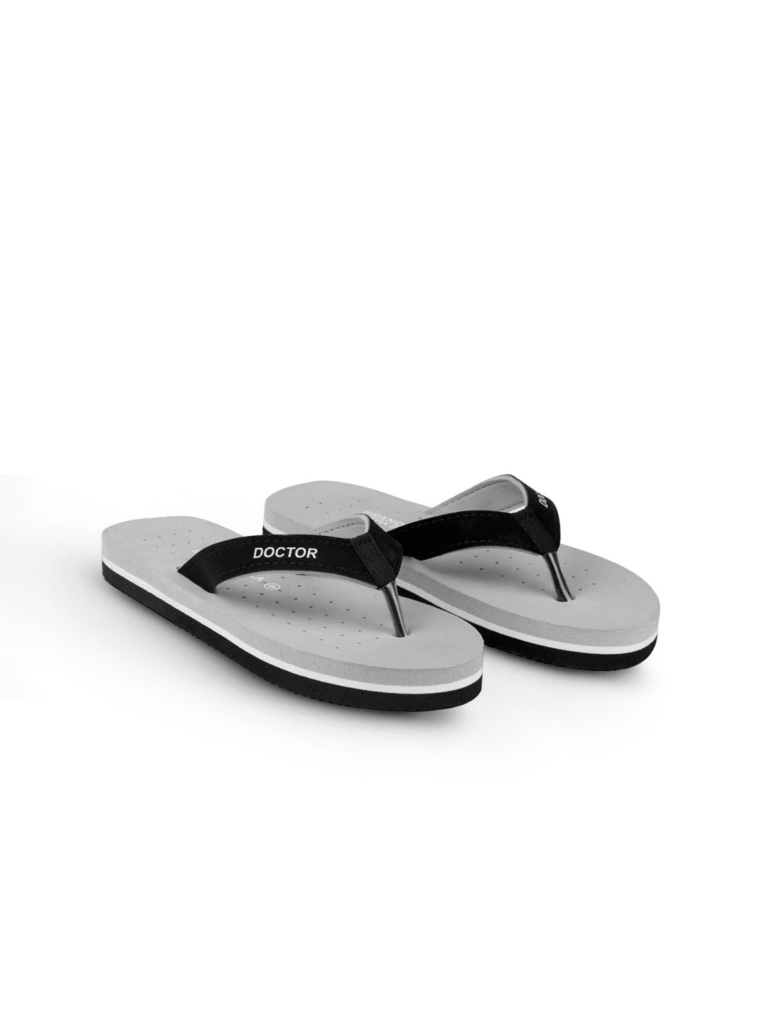 

BRAND VILLA Women Thong Flip-Flops, Grey