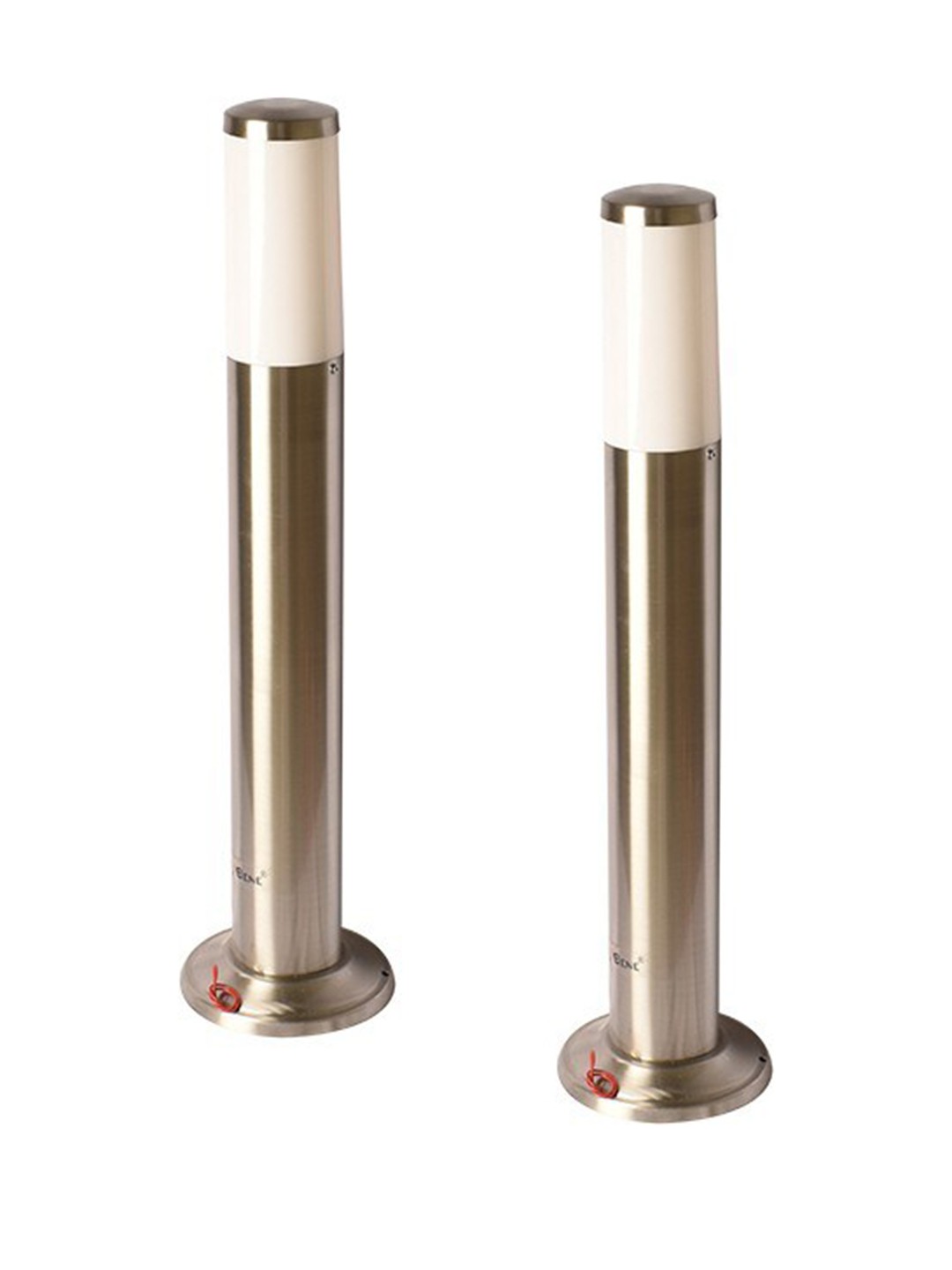 

BENE Benjamin Bollard Grey & White 2 Pieces Self-Assembly Outdoor Lamps