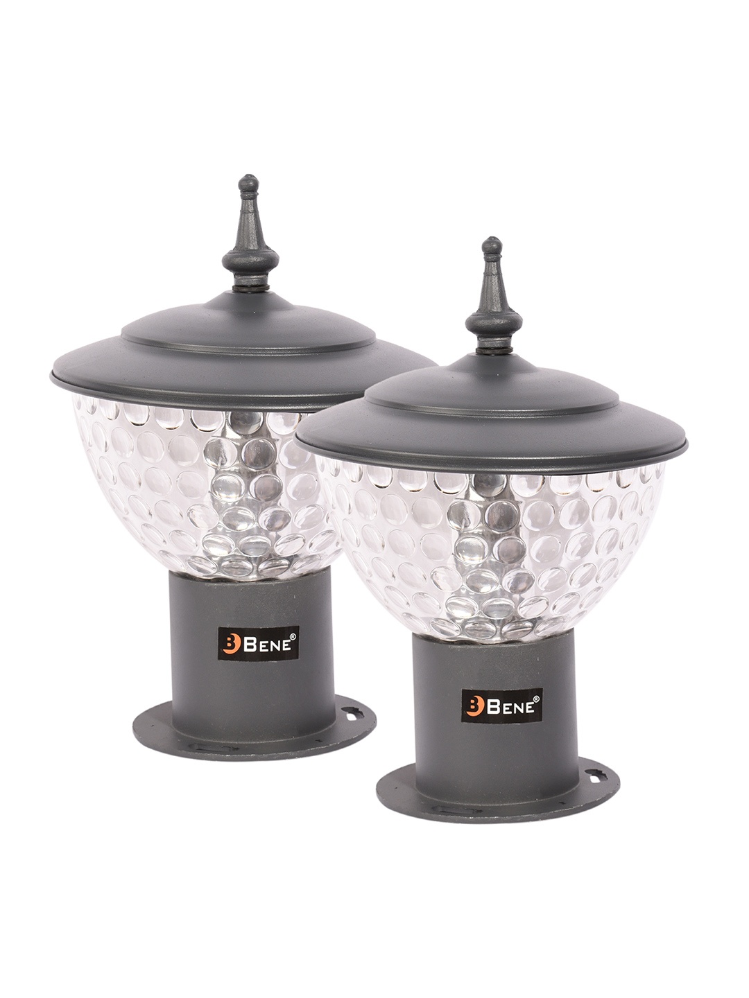 

BENE Capo Grey 2 Pieces Self-Assembly Spherical Shaped Aluminium Outdoor Lamps