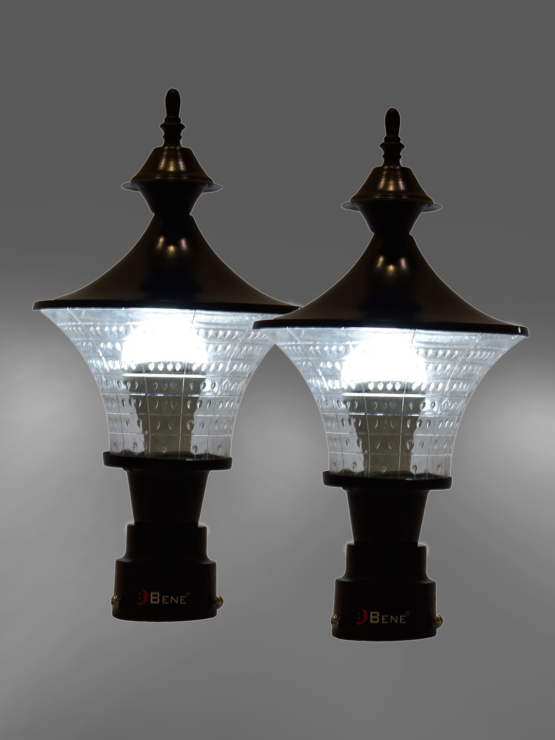 

BENE Black 2 Pieces Waterproof & Rustproof Outdoor Lamps