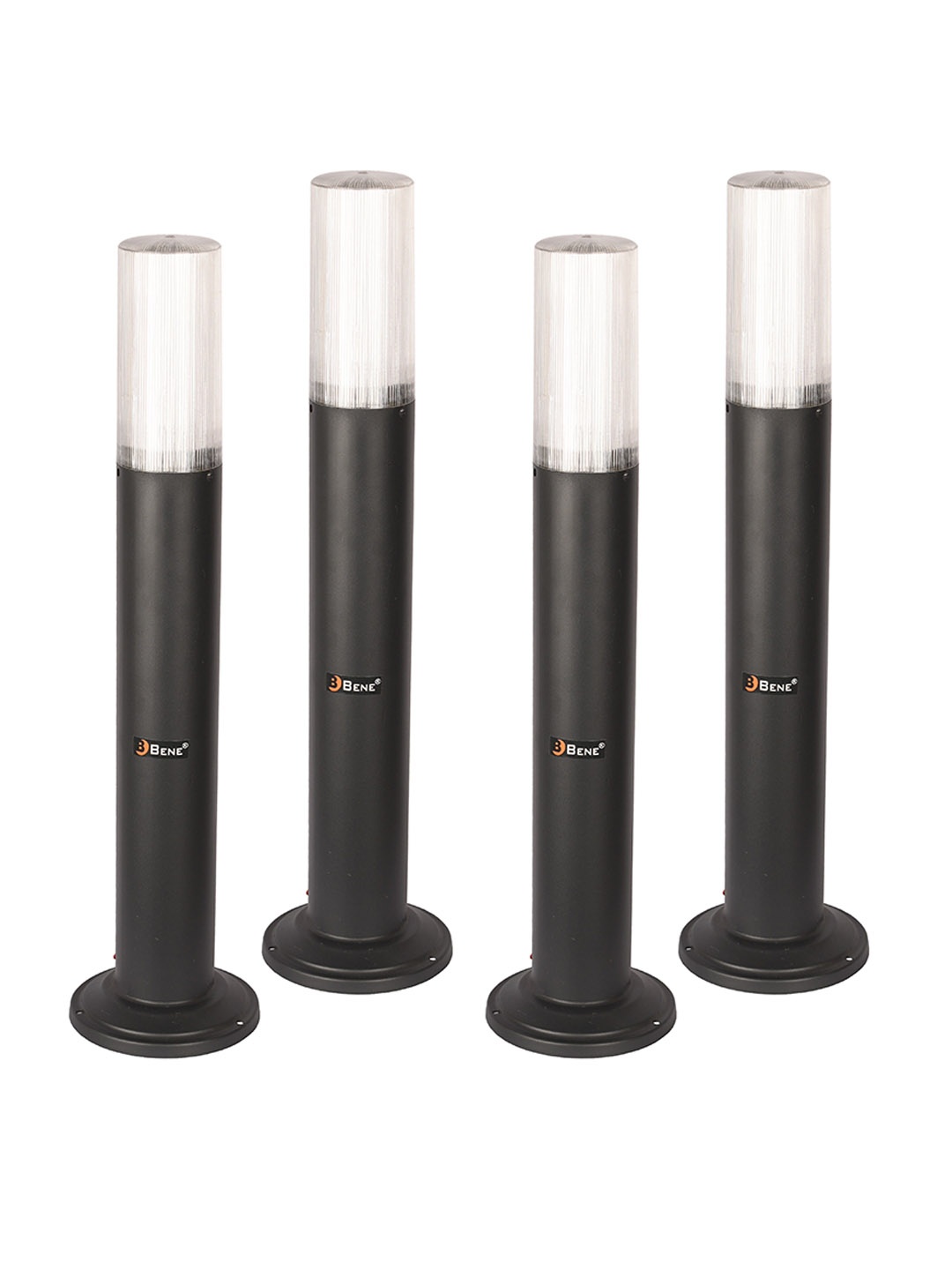 

BENE Benjamin Bollard 4-Pcs Black & White Self-Assembly Outdoor Lamps