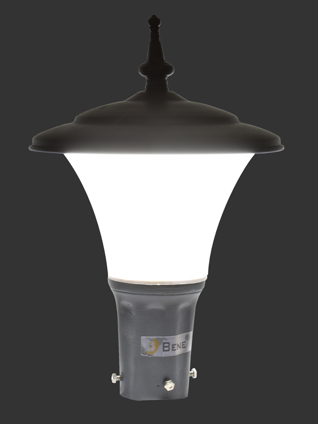 BENE Fetor 2 Pieces Grey & White Self-Assembly Outdoor Lamps