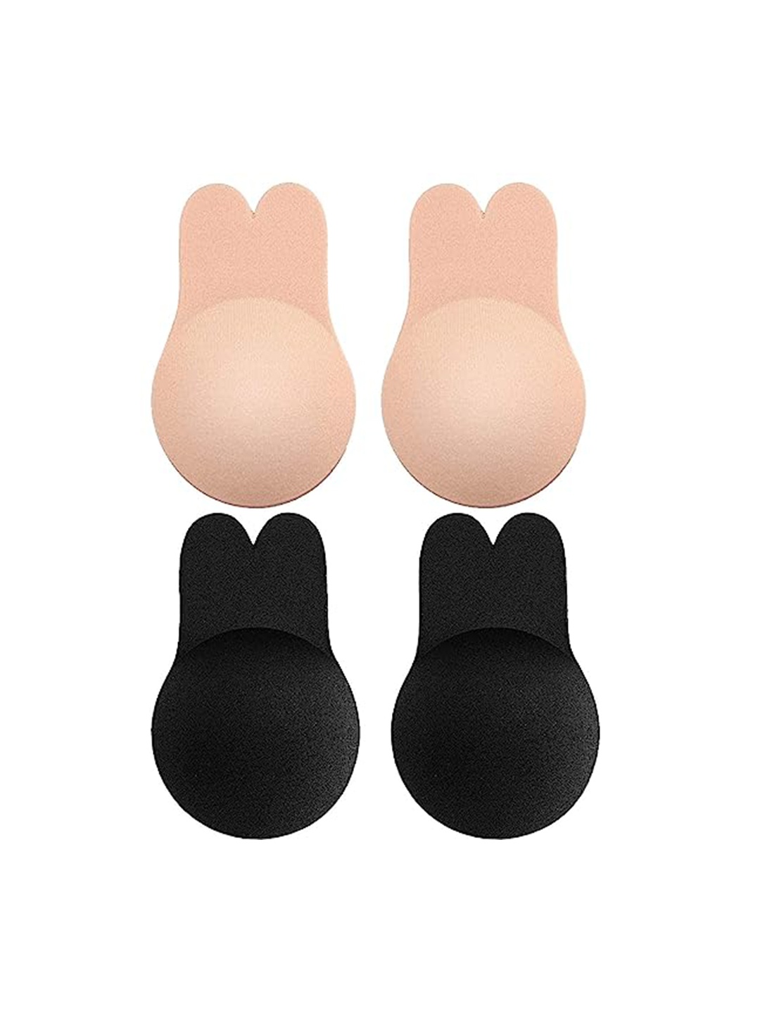 

BRACHY Set Of 2 Reusable Nipple Covers Breast Lift Ups, Nude