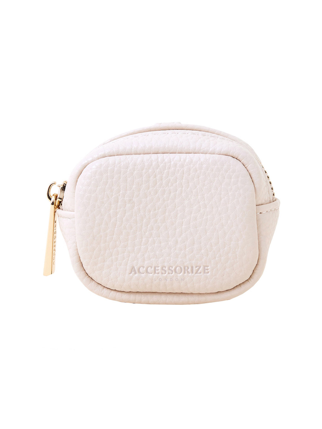

Accessorize London Textured Metal Key Chain, Gold