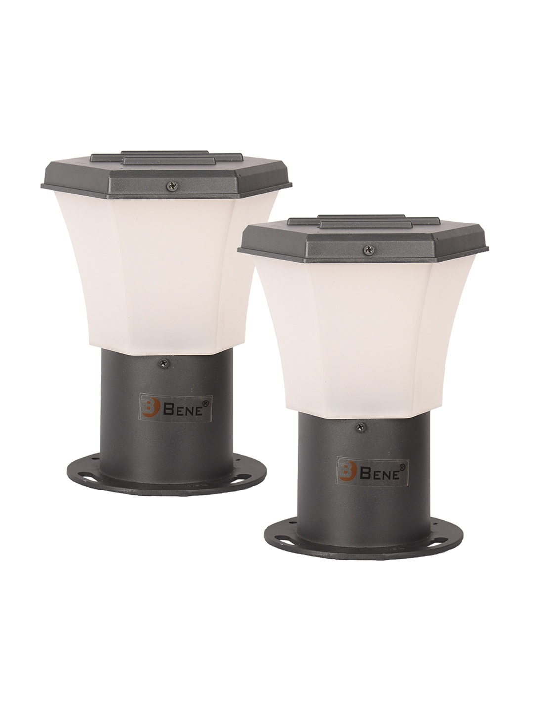 

BENE Zibo Grey & White 2 Pieces Aluminium Outdoor Lamps