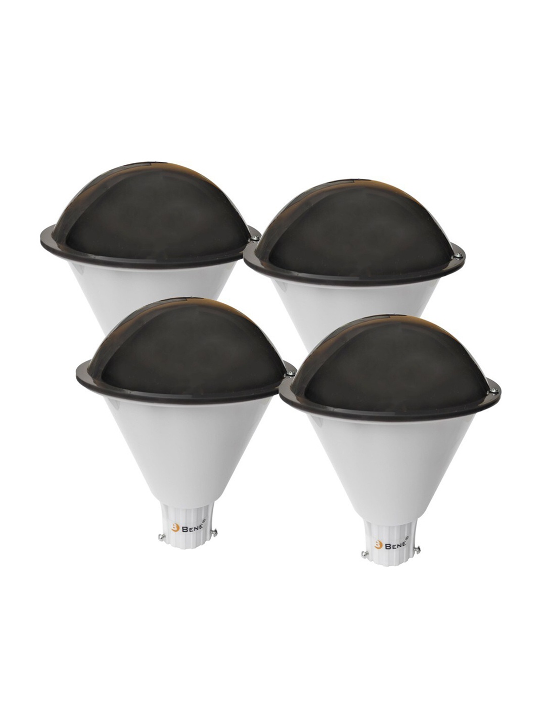 

BENE Plum Black & White 4 Pieces Frustum Shaped Self-Assembly Outdoor Lamps