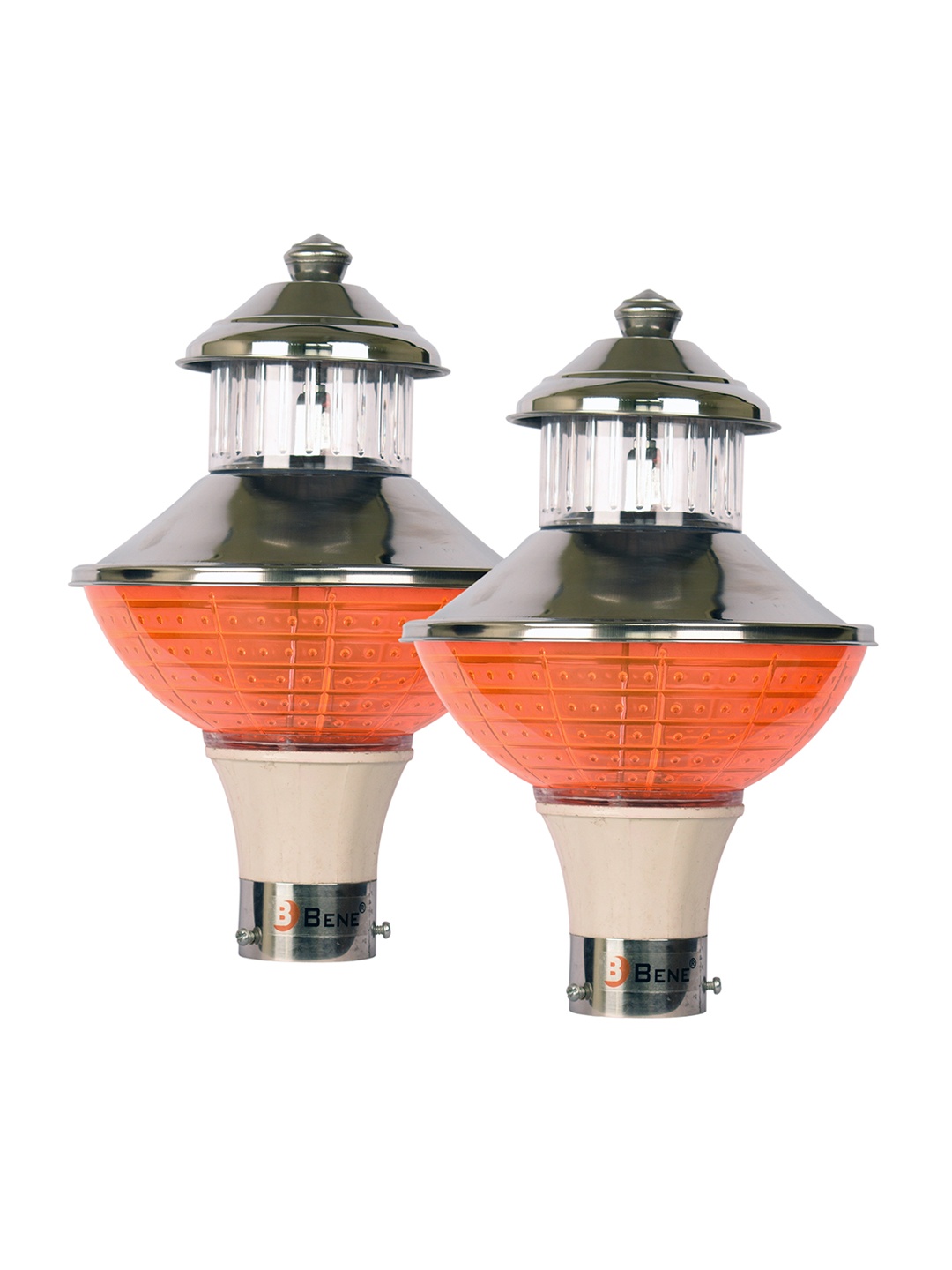 

BENE Pablo 2-Pcs Grey & Orange-Coloured Self-Assembly Outdoor Lamps
