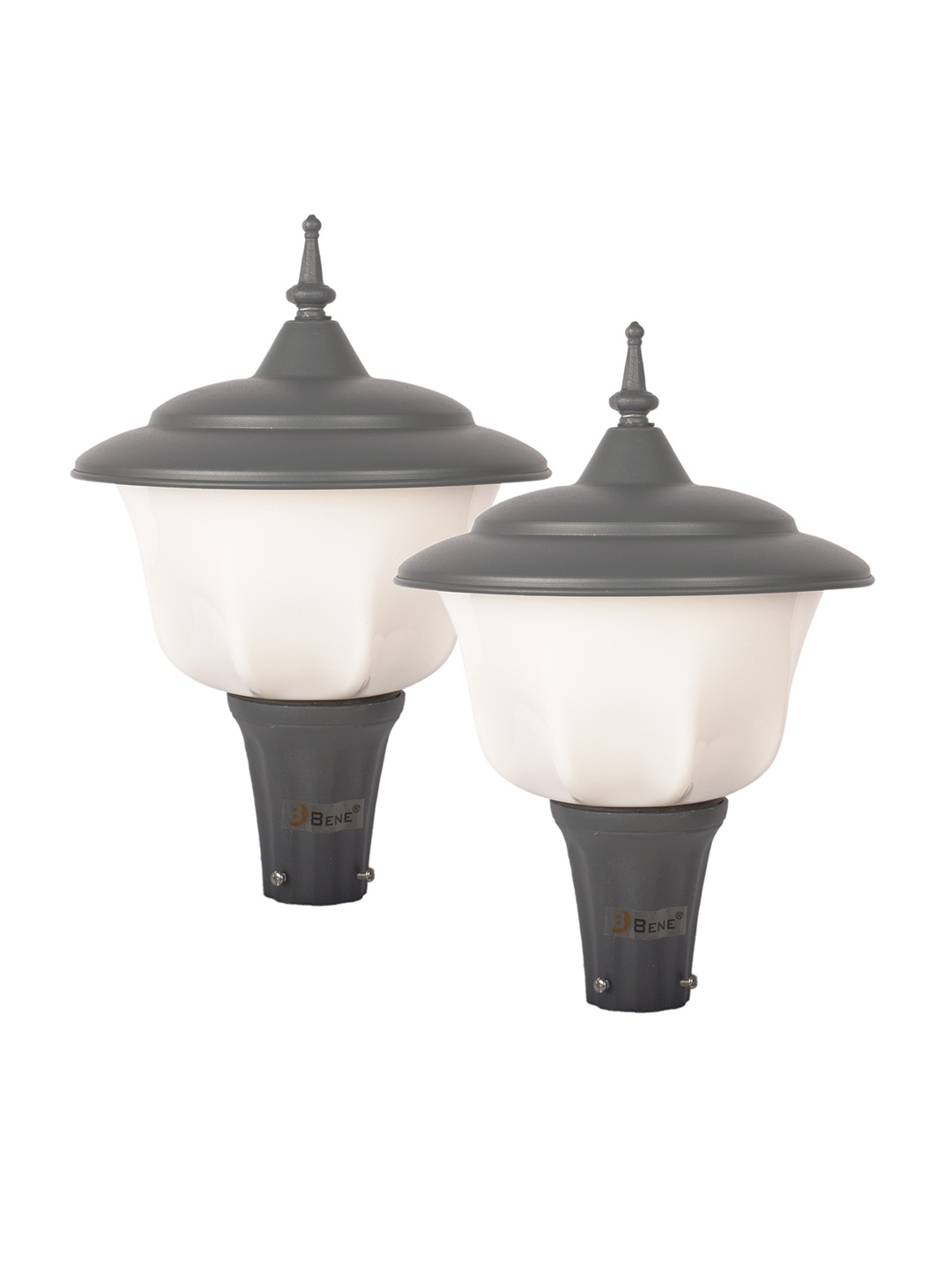 

BENE Adam Grey & White 2 Pieces Waterproof & Rustproof Outdoor Lamps