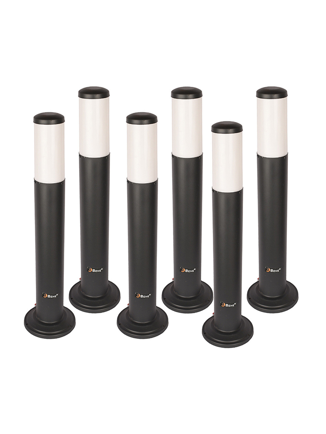 

BENE Benjamin Bollard Grey & White 6Pcs Cylindrical Shaped Self-Assembly Outdoor Lamps