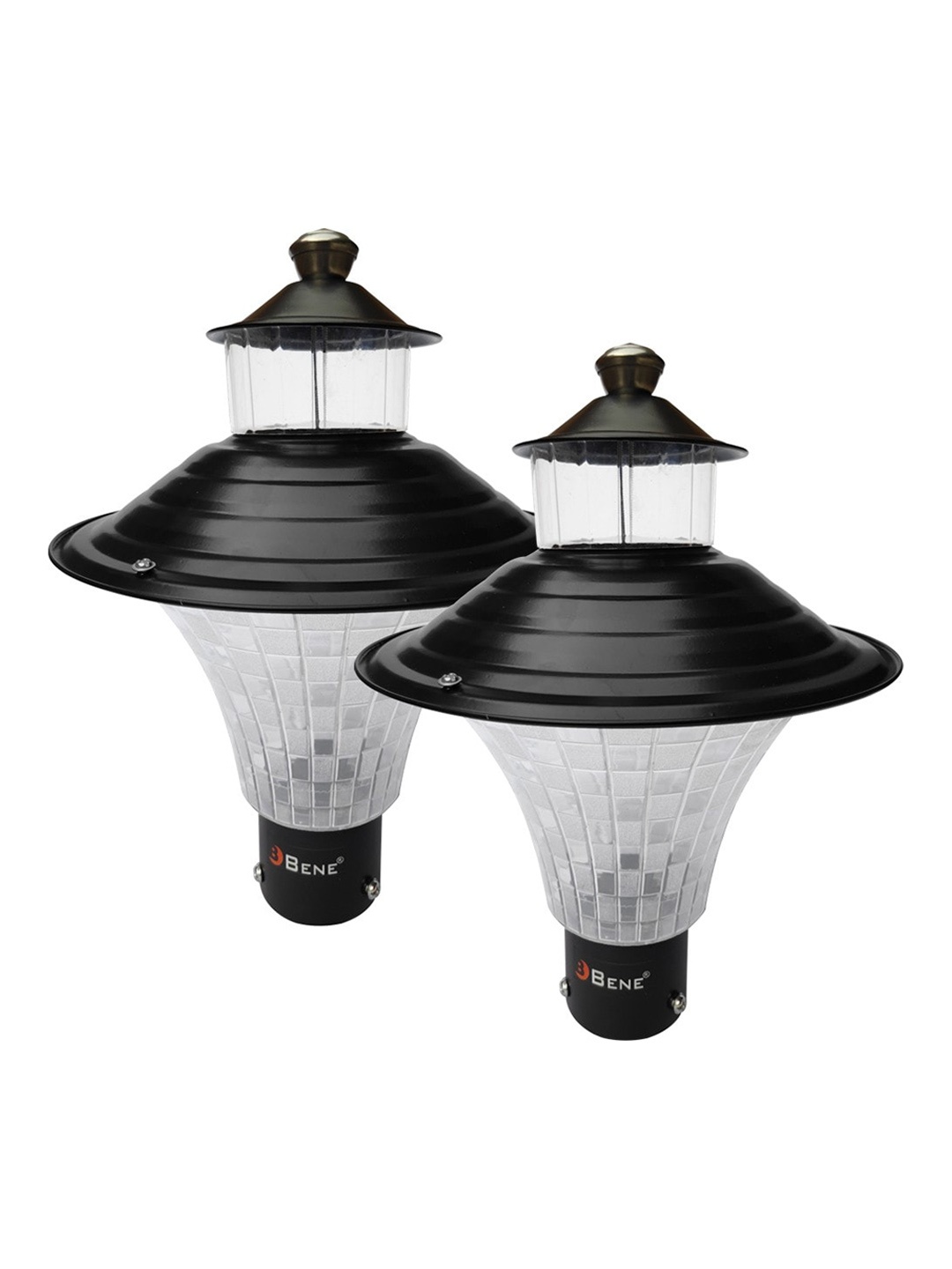 

BENE Black 2 Pieces Self-Assembly Outdoor Lamps