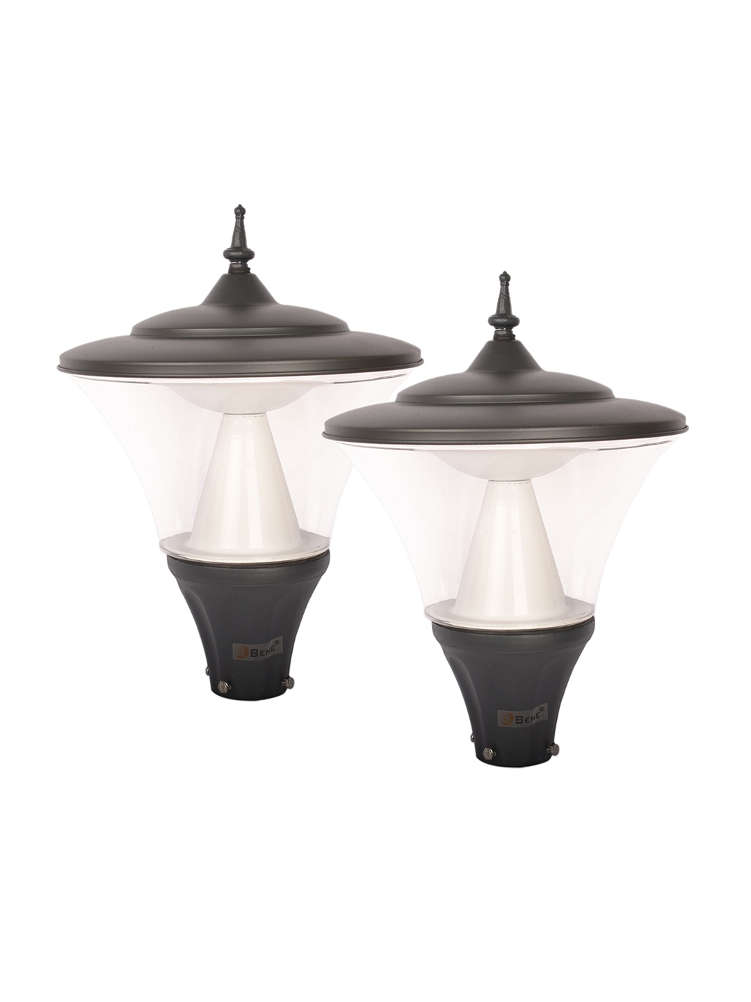 BENE Fetor Grey & White 2 Pieces Waterproof & Rustproof Outdoor Lamps