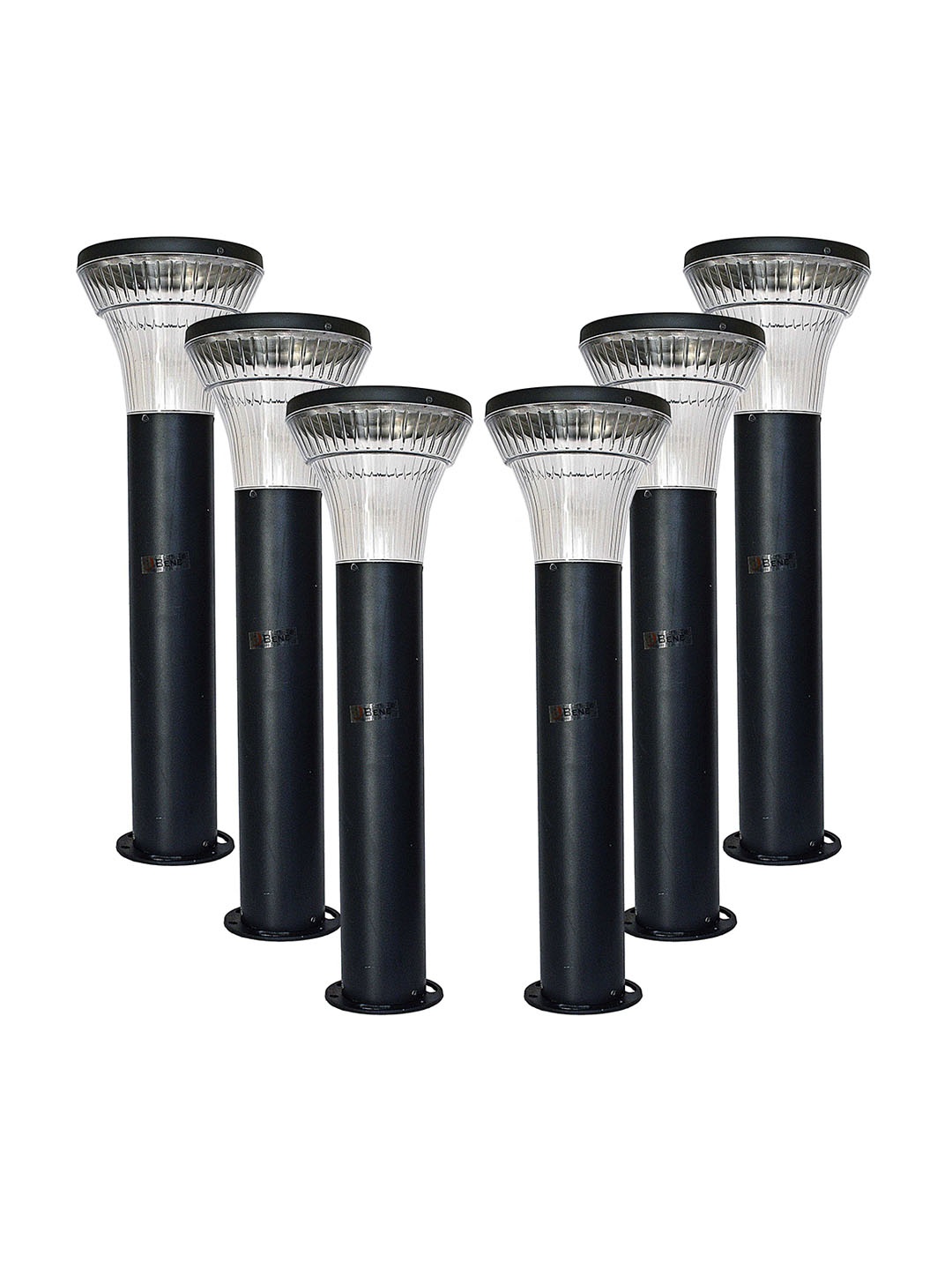 

BENE Koel Bollard 6 Pieces Grey & White Aluminium Waterproof Outdoor Lamps