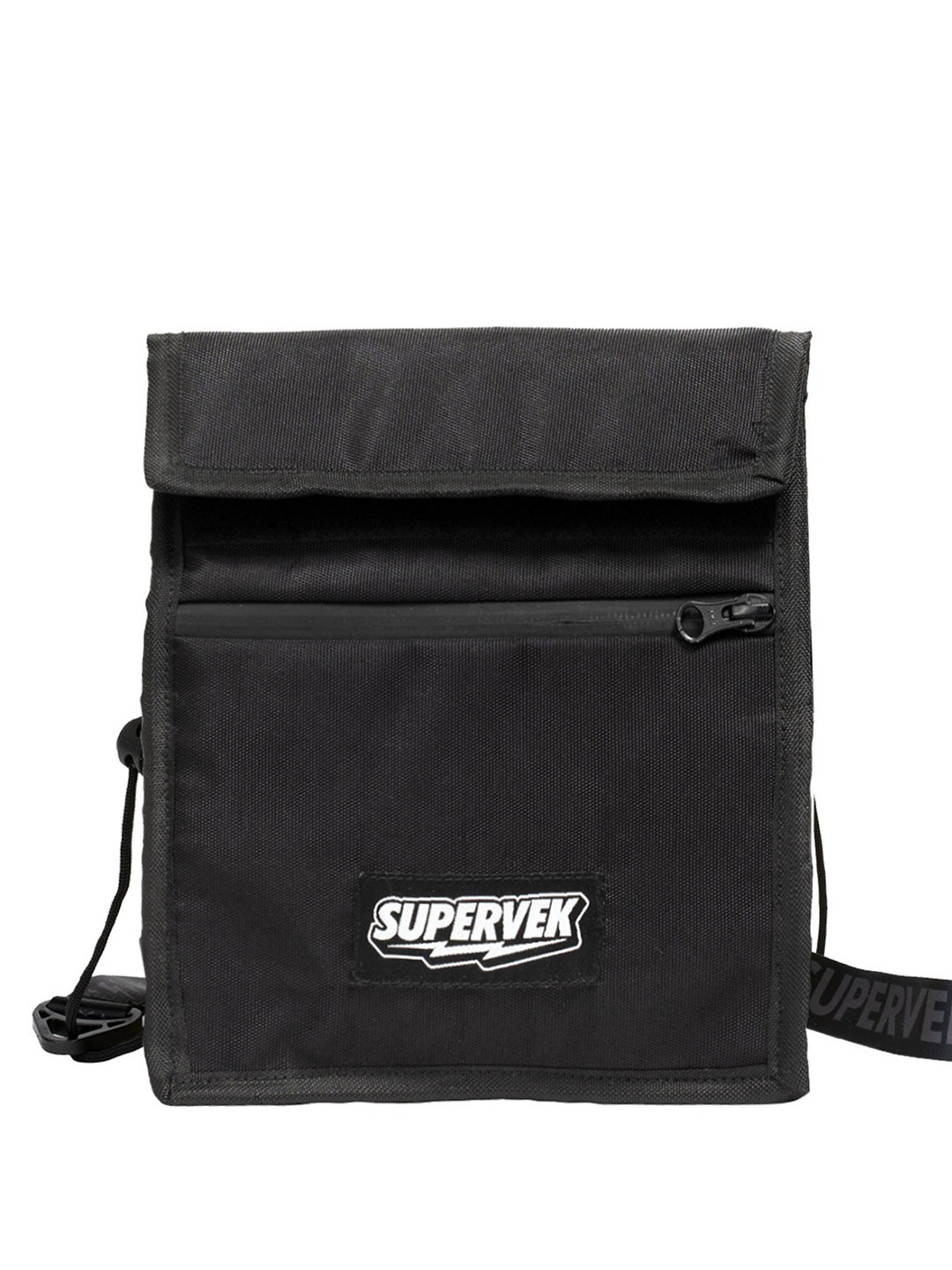 

SUPERVEK Unisex Cross-body Strap Bag, Black